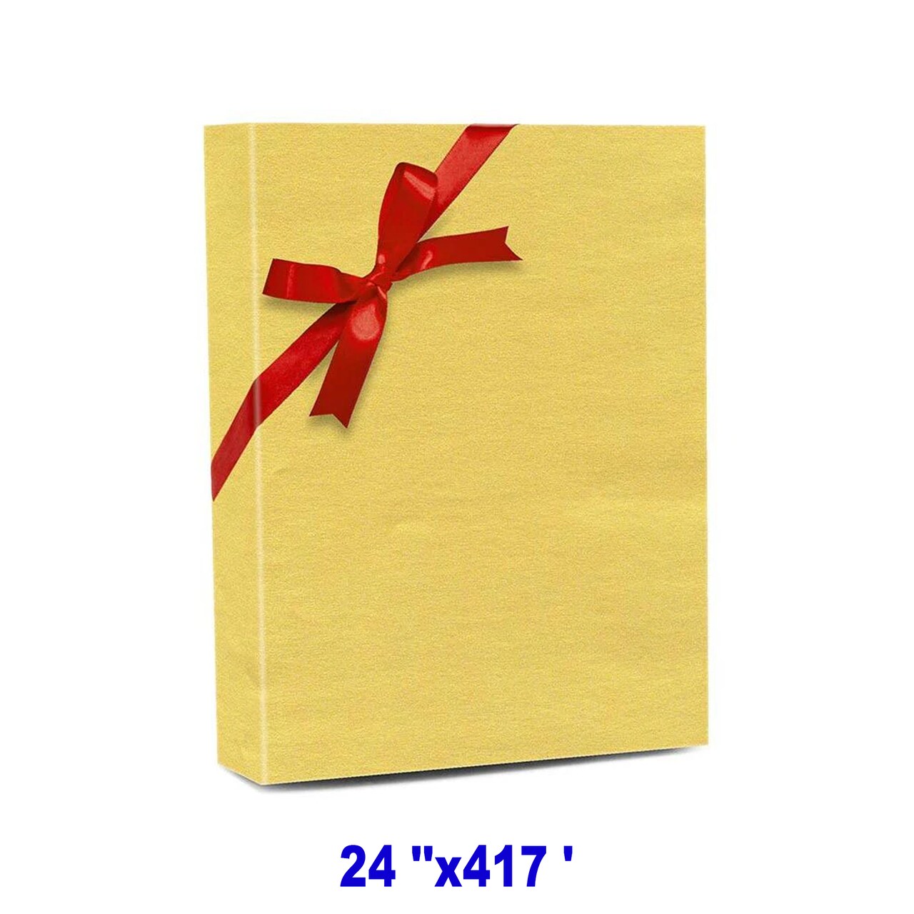 Heavy Duty Solid Wrapping Paper 24" x 417' 75 lbs for Tough Packaging